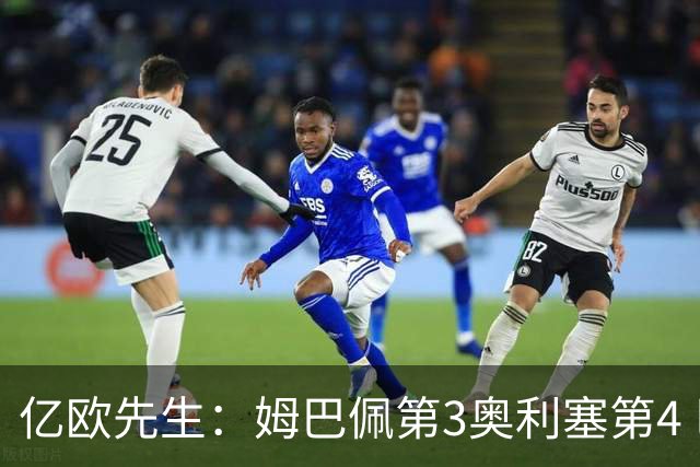 亿欧先生：姆巴佩第3奥利塞第4 巴黎5人巴萨蓝军4人
