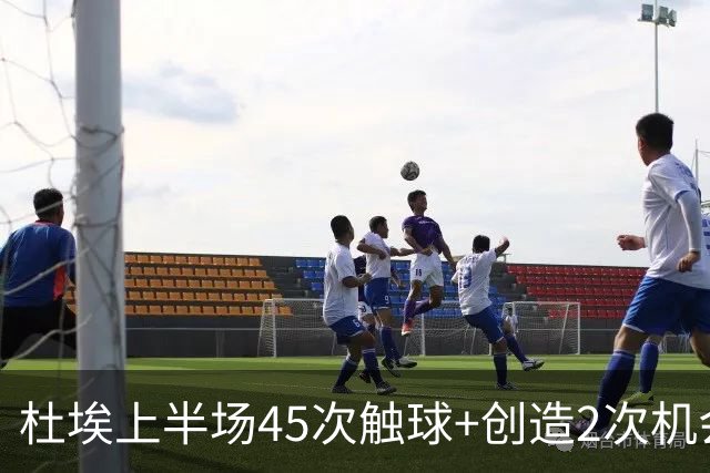 杜埃上半场45次触球+创造2次机会+2次成功过人，均为两队最多