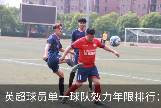 英超球员单一球队效力年限排行：邓克领先